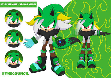 T_Cyberwolf Mobian OC