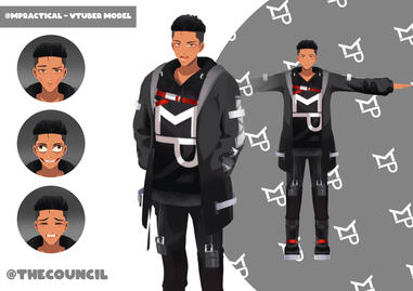 MPractical 3D Vtuber Model